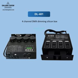 DL-401 4-channel DMX dimming silicon box