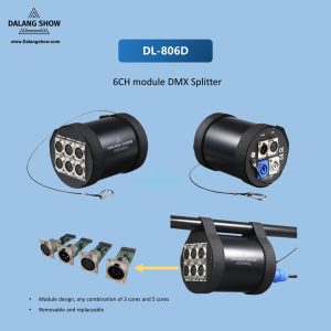 DL-806D 6-Port module DMX Splitter