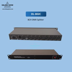 DL-802C 8-Port DMX Splitter