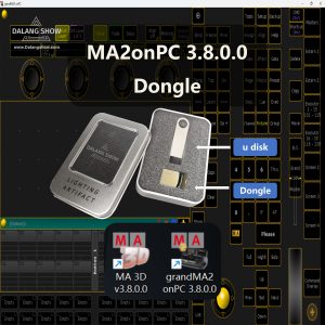 MA2onPC v3.8.0.0 Software Dongle: Can artnet 256 universe